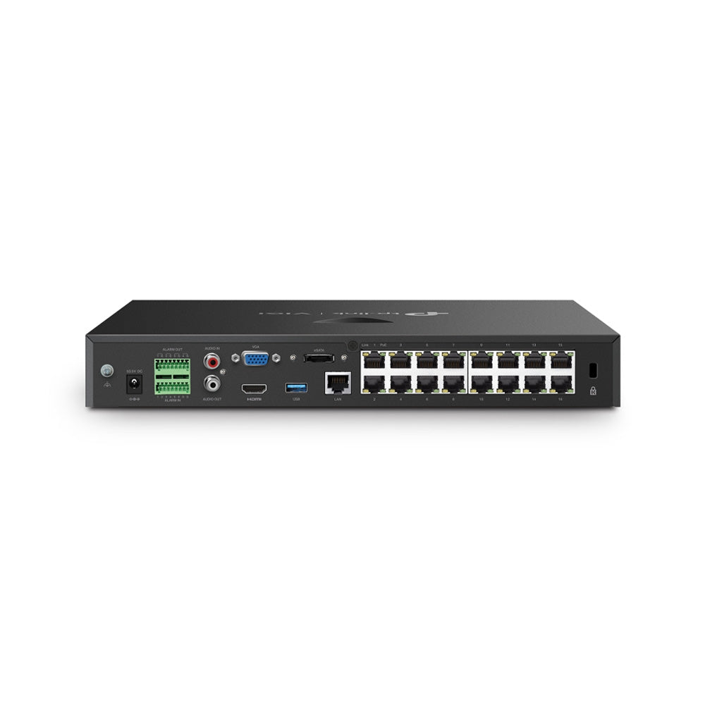 TP-Link VIGI NVR2016H-16MP 16 頻道 32MP PoE+ NVR(無硬碟)