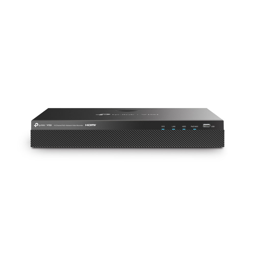 TP-Link VIGI NVR2016H-16MP 16 頻道 32MP PoE+ NVR(無硬碟)