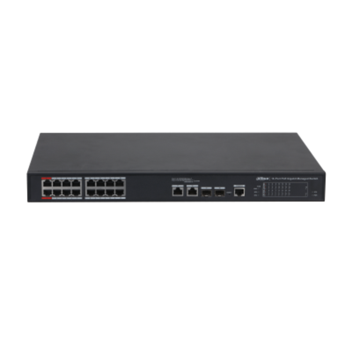 16-Port Gigabit Managed PoE Switch (ACC-IP-POE-4218-16GT-240)