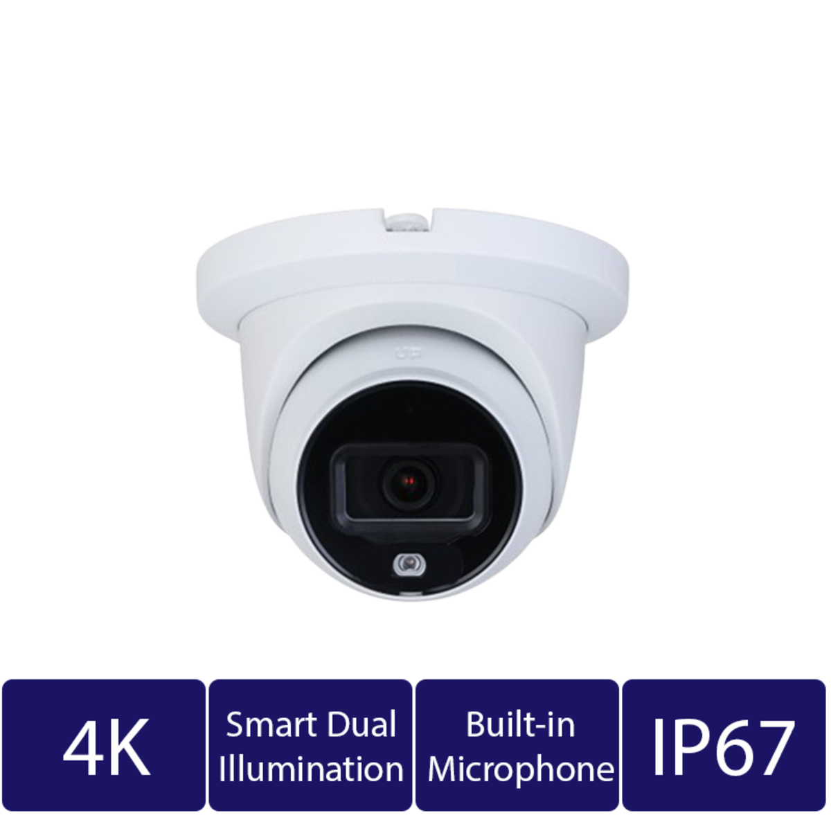 8MP Entry Smart Dual Light Fixed-focal Eyeball Network Camera (CAM-IP9118T-IL-28-S2)