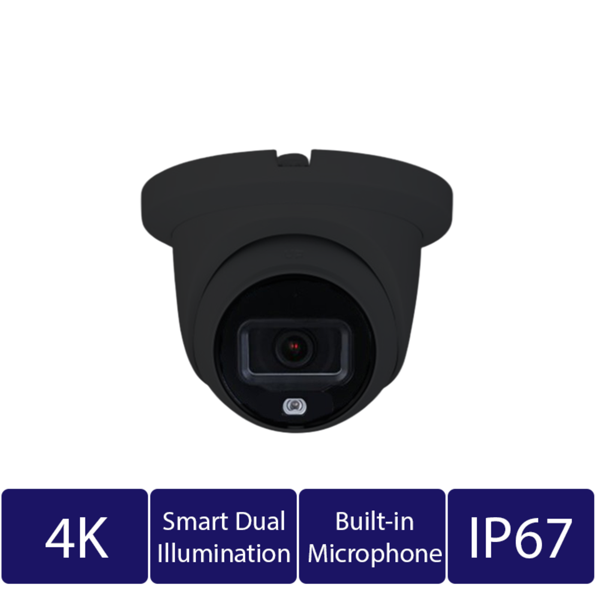 8MP Entry Smart Dual Light Fixed-focal Eyeball Network Camera (CAM-IP9118TB-IL-28-S2)