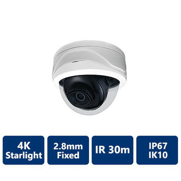 8MP IR Fixed-focal Dome Network Camera (CAM-IP9328E-28)