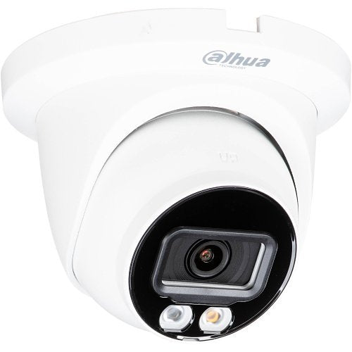 DAHUA Dahua N82DJS2 Lite-Series VU-MORE Color 8MP IR Turret IP Camera, 2.8 mm Fixed Lens, White