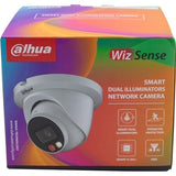 DAHUA Dahua N82DJS2 Lite-Series VU-MORE Color 8MP IR Turret IP Camera, 2.8 mm Fixed Lens, White