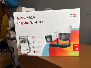 Hikvision 4MP H.265 One bullet + One PTDome WiFi NVS Kit (NKS424W03H)