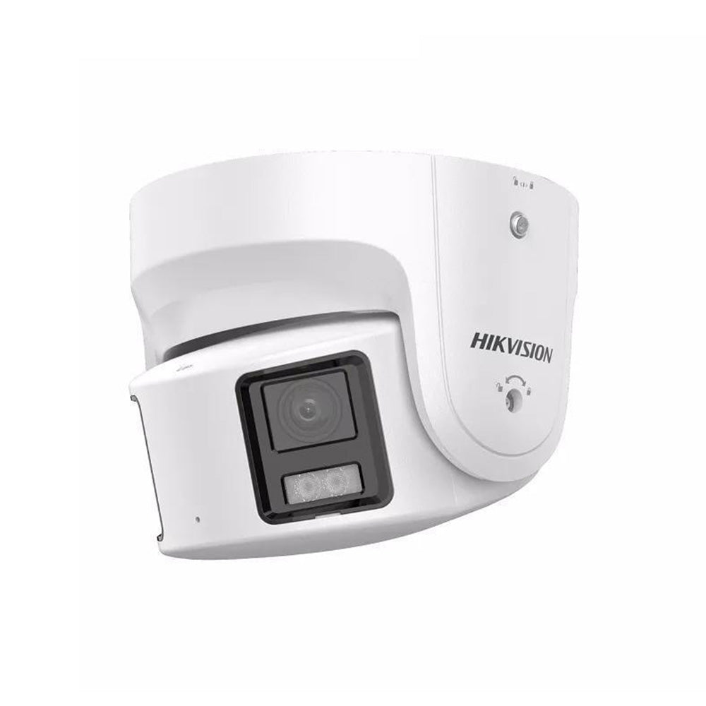 Hikvision DS-2CD2387G2P-LSU/SL (4mm) 8MP Panorama ColorVu &amp; AcuSense Subĉiela Gvattureto PoE Fotilo