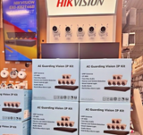 Guarding Vision IP-KIT8662-BR 8 Channel 8MP NVR with 2TB HDD and 8pcs Active Deterrence 6MP Smart Hybrid Light Fixed Turret Camera Kit