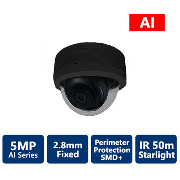 5MP AI IR IP Starlight Fixed Vandal Dome(CAM-IP9335EB-28-AI)