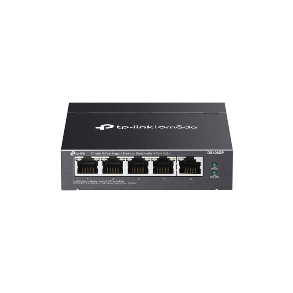 TP-Link Omada 5-Port Gigabit Unmanaged Desktop Switch with 4-Port PoE+DS105GP