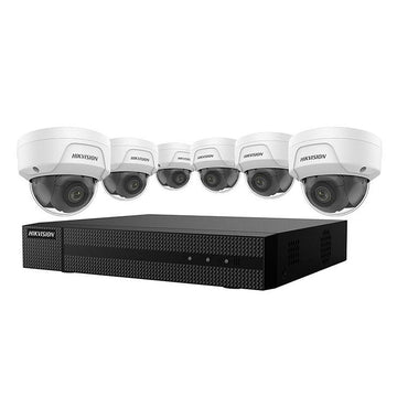 Hikvision EKI-K82D46 8 Channel 8MP/4K PoE NVR with 2TB HDD & 6 4MP Night Vision Dome Cameras Kit