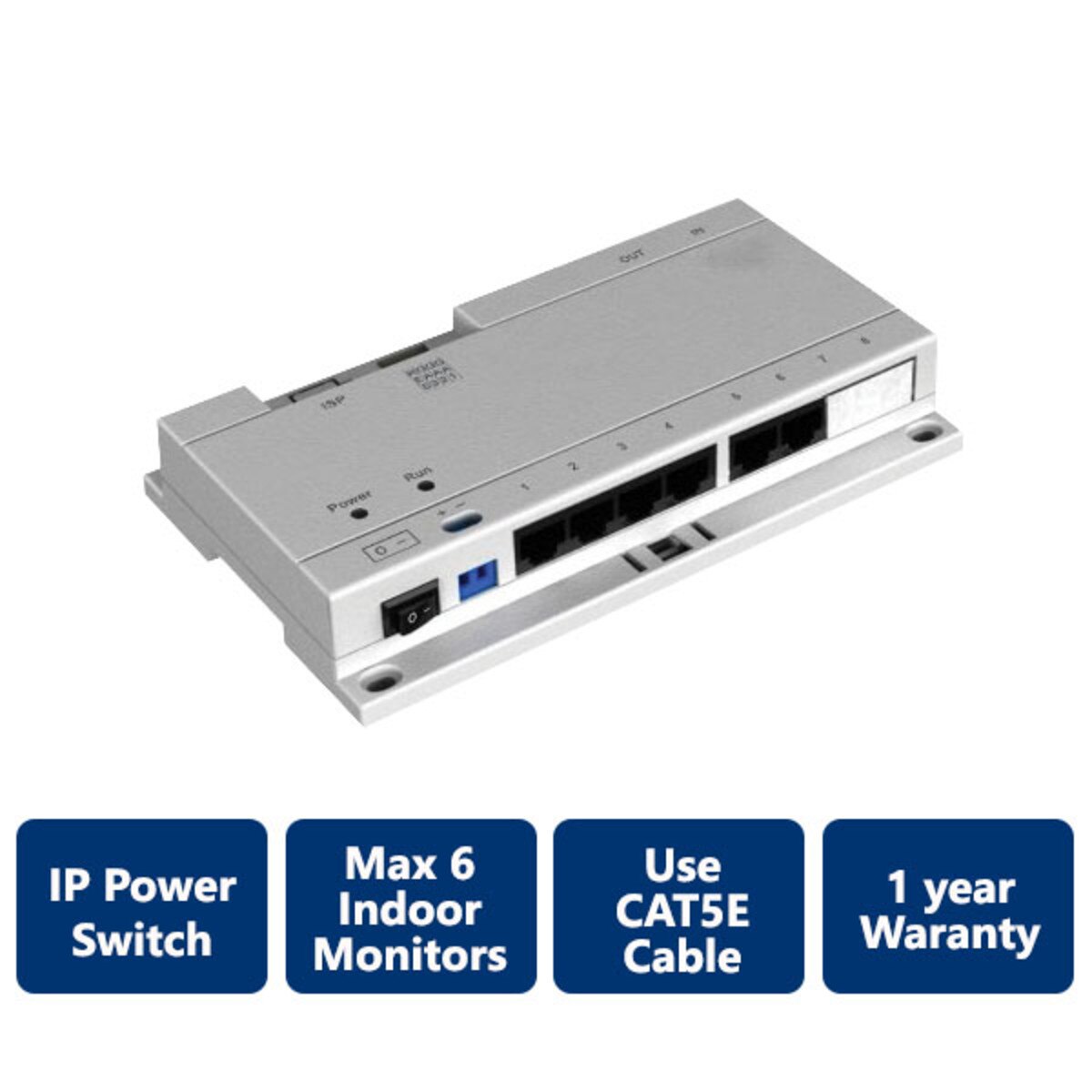 PoE Switch for IP Intercom Monitor (indoor station)(VDP-DH-HAC-POE1060)
