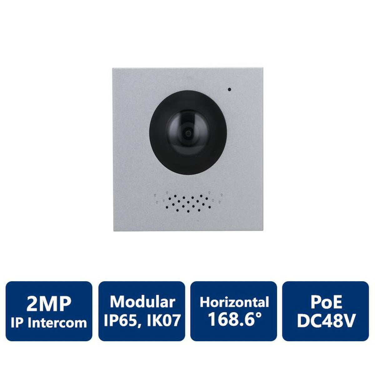 AiBase 2MP Modular Apartment 2-wire Door Station (VDP-DH-HAC-VTO4202F-P-S2)